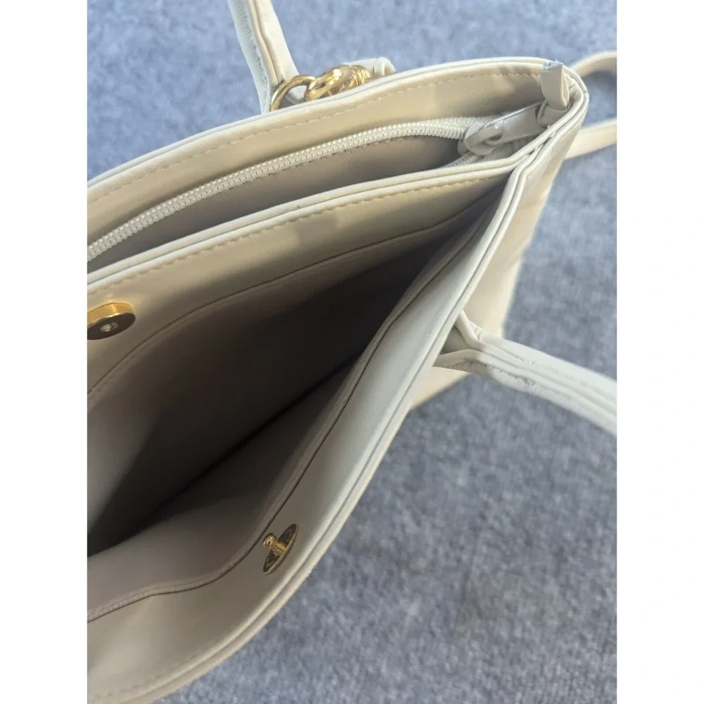 Giani Bernini Cream Handbag Vintage Purse